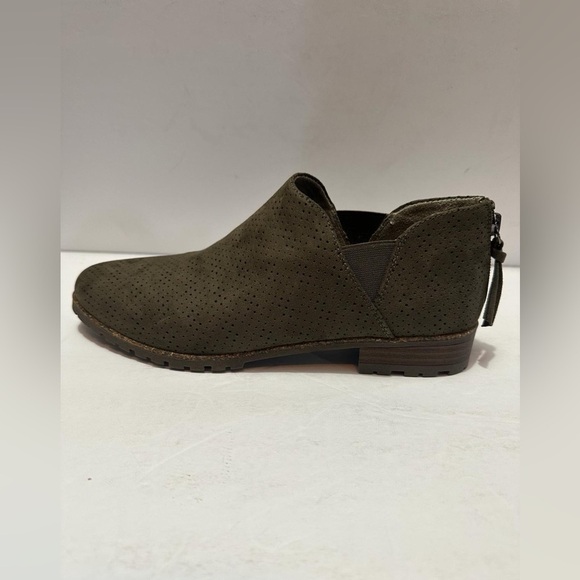 Dr. Scholl's Women's Roll Call Booties Olive Size 10m - Picture 3 of 6